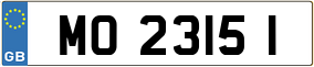 Truck License Plate